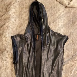 Floor length festival cape